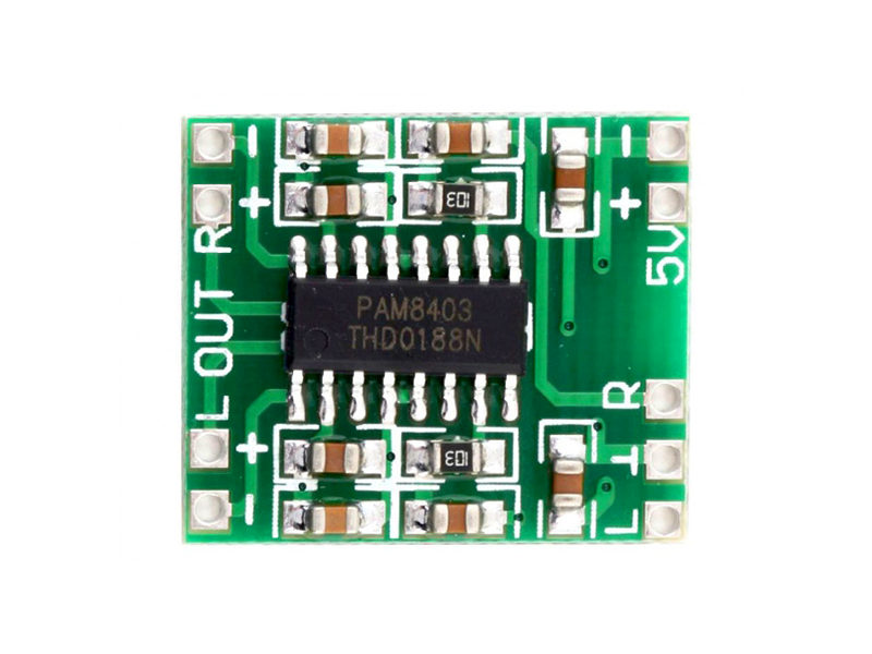 PAM8403 Mini Amplifier Module 2x3W - Thumb 2